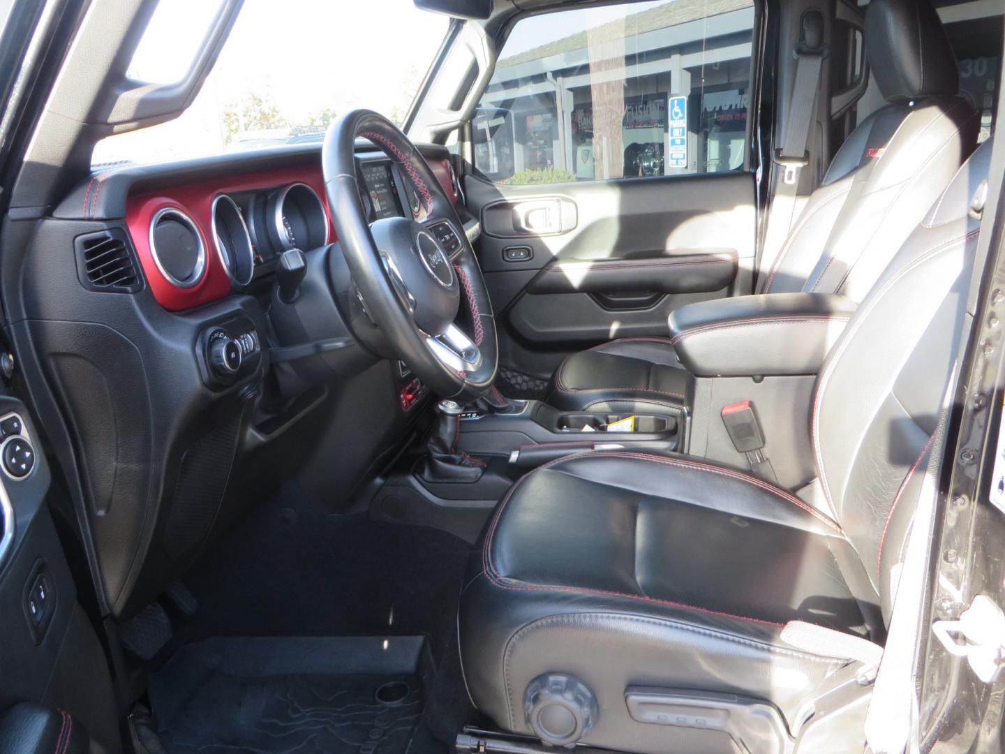 2018 BLACK /BLACK Jeep Wrangler JL Unlimited Rubicon (1C4HJXFG0JW) with an 3.6L V6 DOHC 24V engine, automatic transmission, located at 2630 Grass Valley Highway, Auburn, CA, 95603, (530) 508-5100, 38.937893, -121.095482 - JL Rubicon sitting on Teralfex suspension, Falken fast adjust shocks, Method wheels, BFG KM3 tires, Smittybilt winch, Rigid Leds, window tint, RC Fender eliminators, DV8 rear bumper, Smittybilt HD hinge kit, and a terflex spare tire relocation. - Photo#24